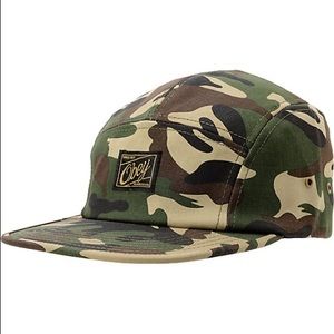 Obey Expedition Camo 5 Panel Hat